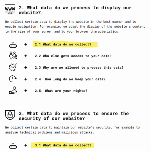 Screenshot of the semantic issue described above.