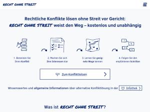 screenshot of the prototype's homepage