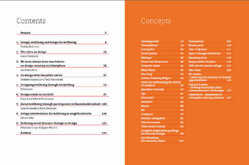 Miniature image of the table of contents of the book.