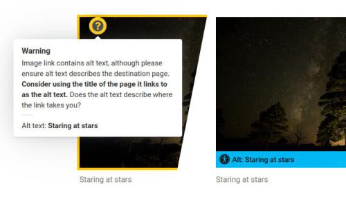 Screenshot showing the display from both the tools in comparison.